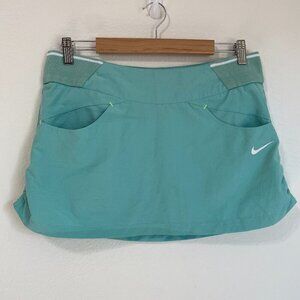 Nike Vintage Y2K Teal Turquoise Aqua Mini Skirt Medium